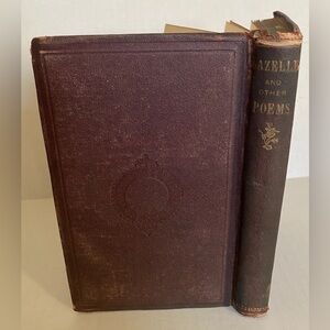 Gazelle: A True Tale of the Great Rebellion, and Other Poems 1866 Orig 1st Print